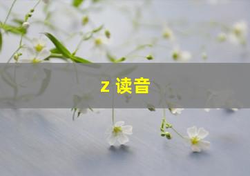 z 读音